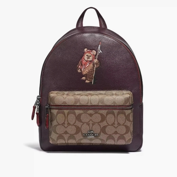 Coach Handbags - SOLD Coach X Star Wars Medium Charlie Backpack In Signature Canvas With Ewok